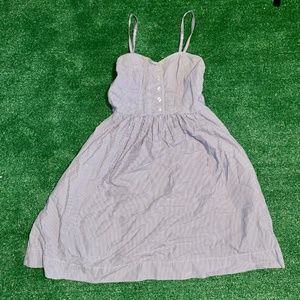 American Eagle Women's Striped Seersucker Dress 2